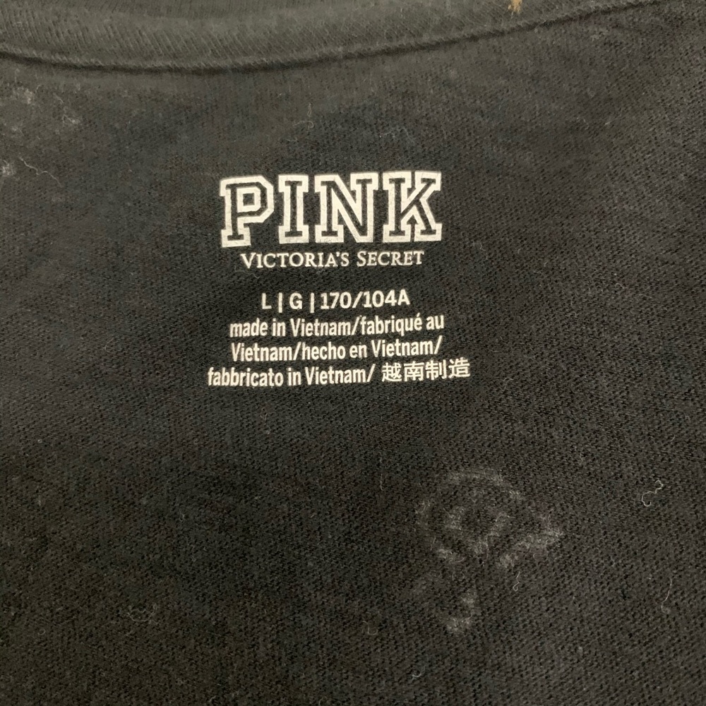 Victoria’s Secret PINK V-neck Logo Tee - Picture 6 of 7